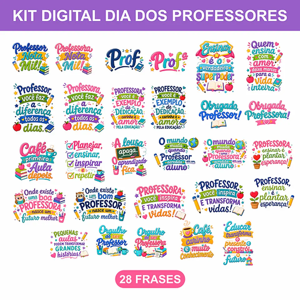 Dia dos Professores 2026 - Kit Digital 2