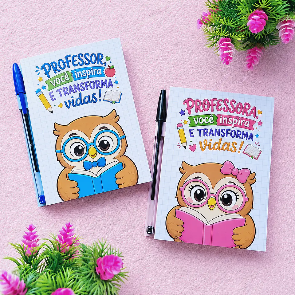 Bloquinho Porta Caneta - Dia dos Professores 1