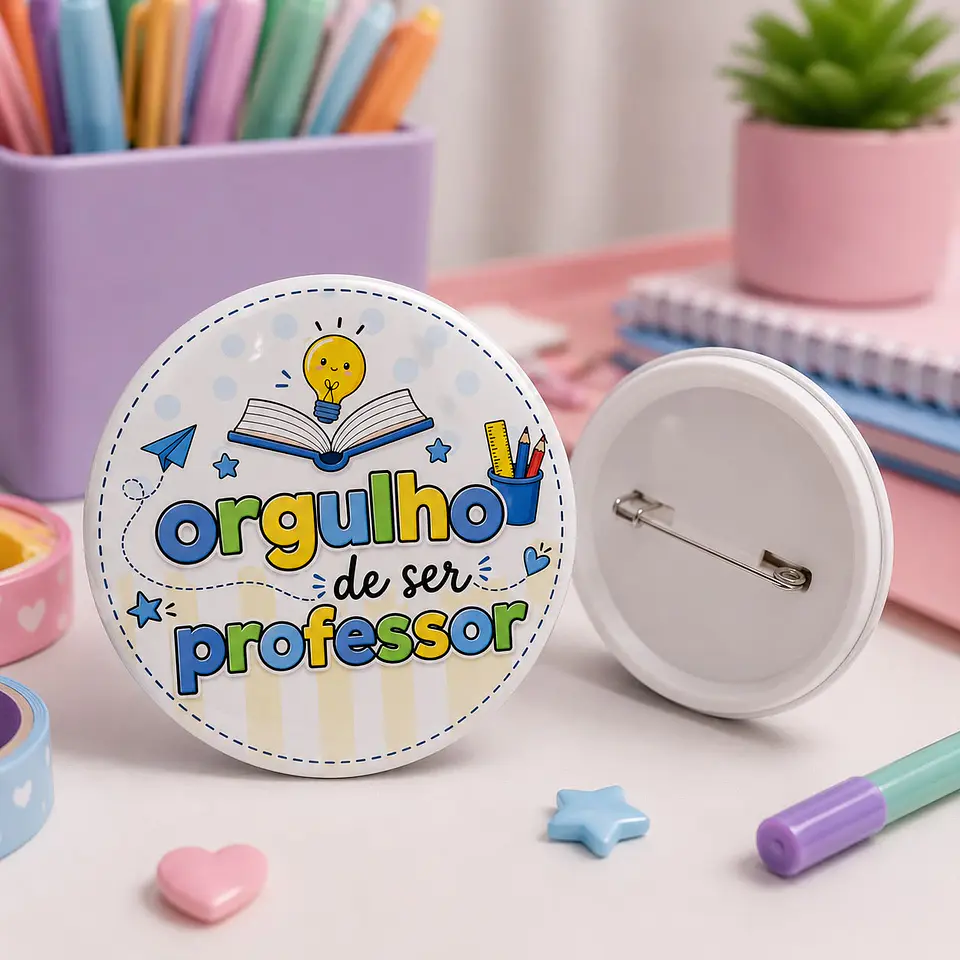 Bottons - Dia dos Professores 2026 2