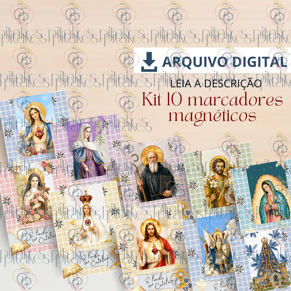 Kit 10 Marcadores Magnéticos 1