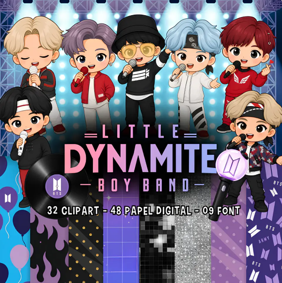 Little Dynamite BoyBand BTS - Kit Digital 1