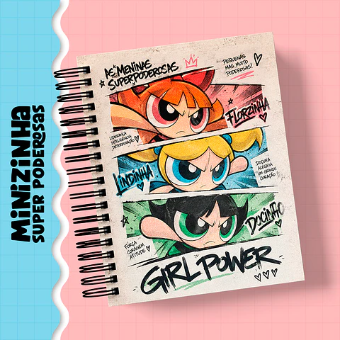 Coleção As Meninas Superpoderosas - Encadernação