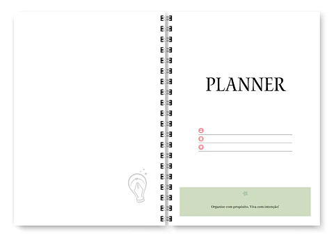 Planner Spring Permanente - Encadernação