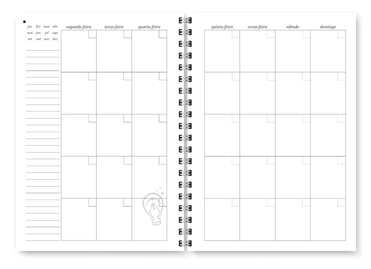 Planner Spring Permanente - Encadernação 8
