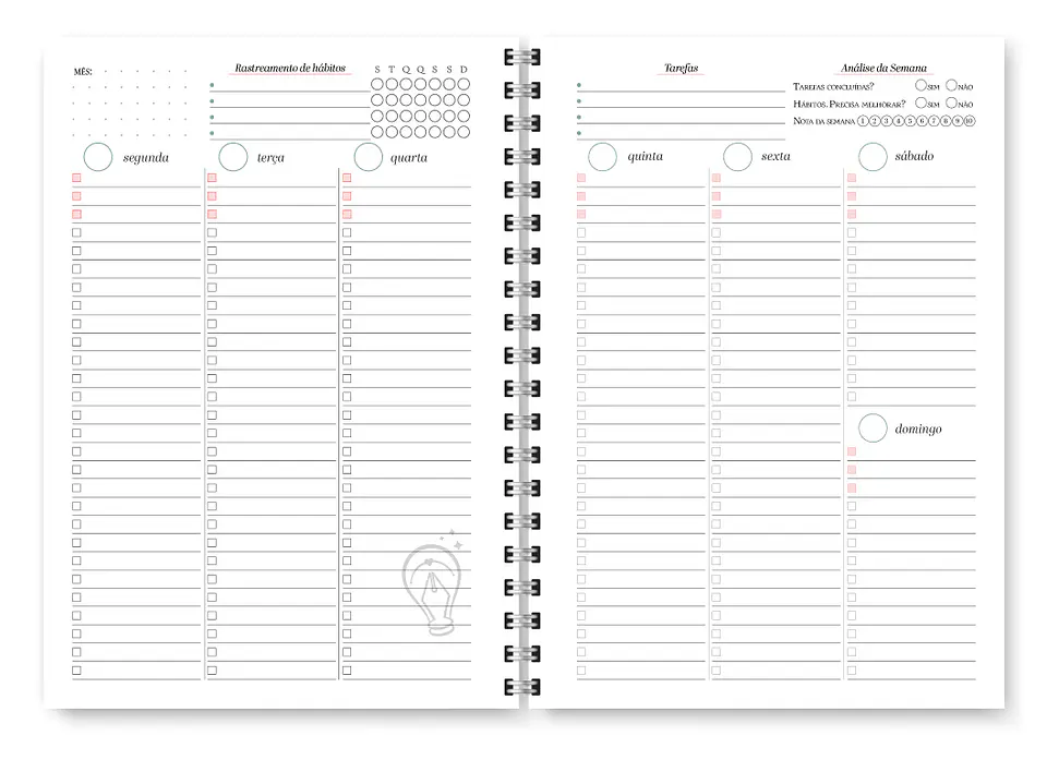 Planner Spring Permanente - Encadernação 11