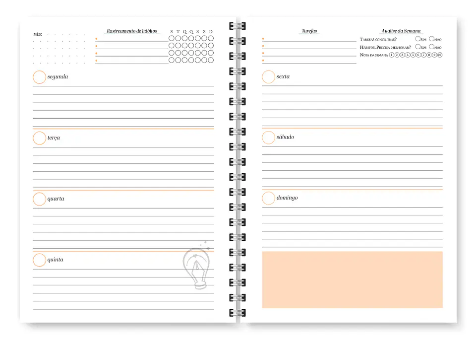 Planner Spring Permanente - Encadernação 14