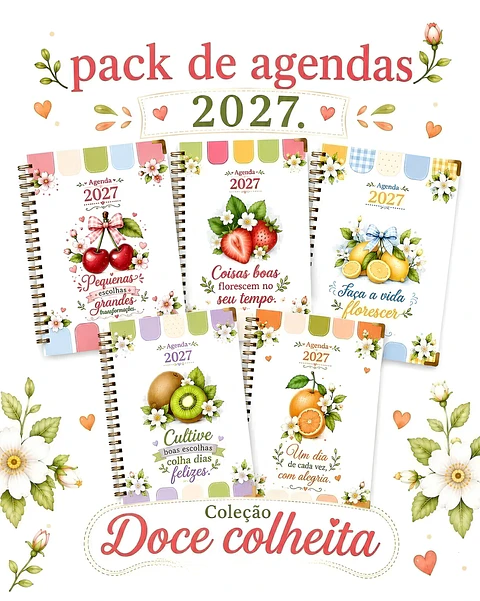 Agenda 2027 - Coleção Doce Colheita