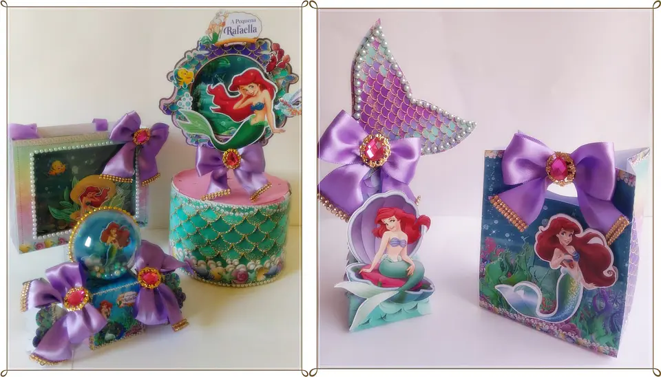 Kit Festa - A Pequena Sereia/Ariel 6