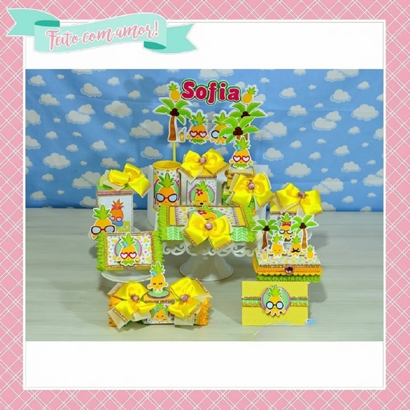 Kit Festa - Abacaxi Cute 1