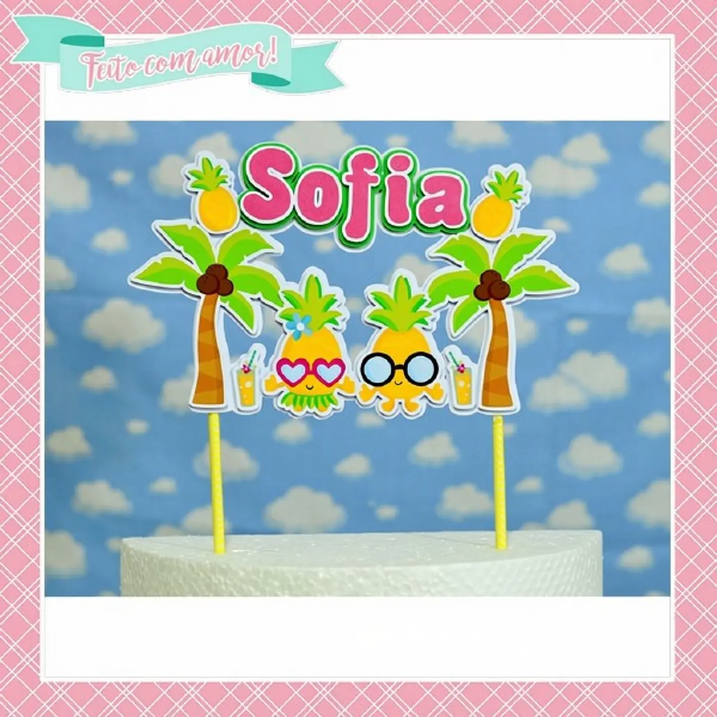 Kit Festa - Abacaxi Cute 8