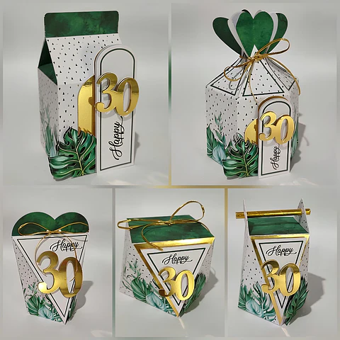Kit Festa - Adulto Verde e Dourado