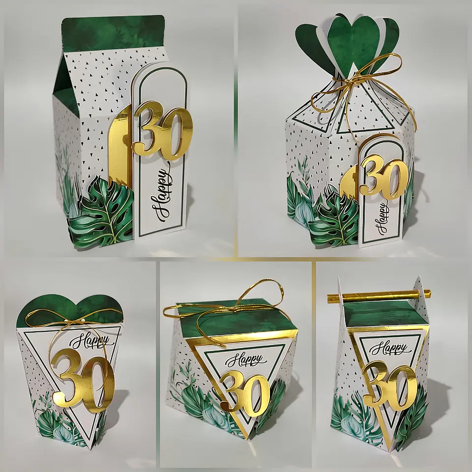 Kit Festa - Adulto Verde e Dourado 1
