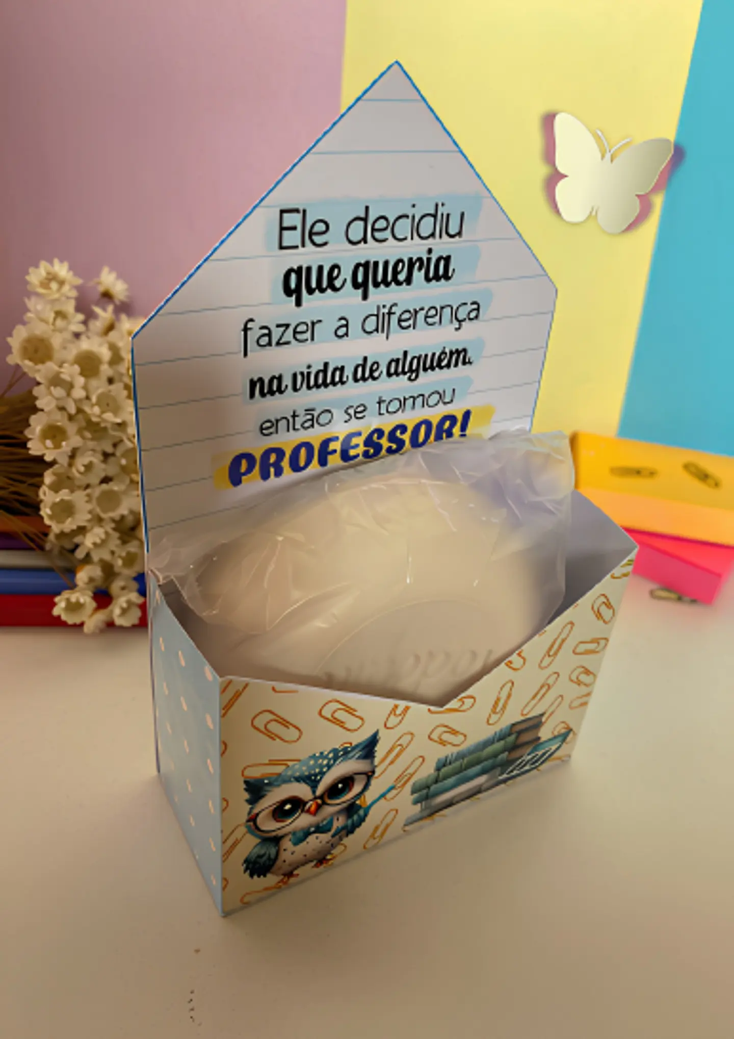 Caixa Envelope Azul - Dia dos Professores 1
