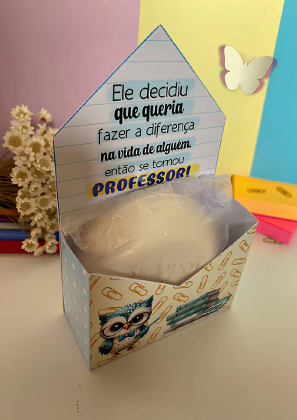 Caixa Envelope Azul - Dia dos Professores 1