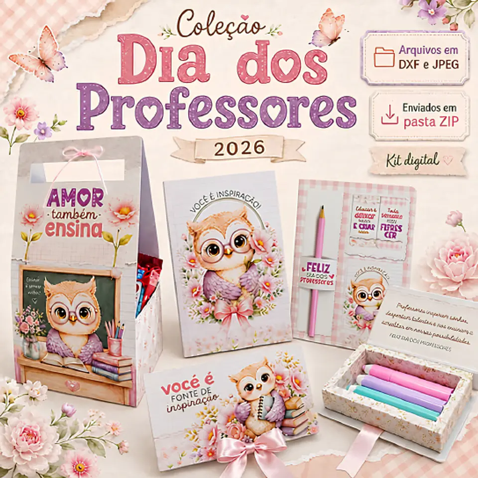 Coleção Dia dos Professores 2026 - Arquivo de Corte 1
