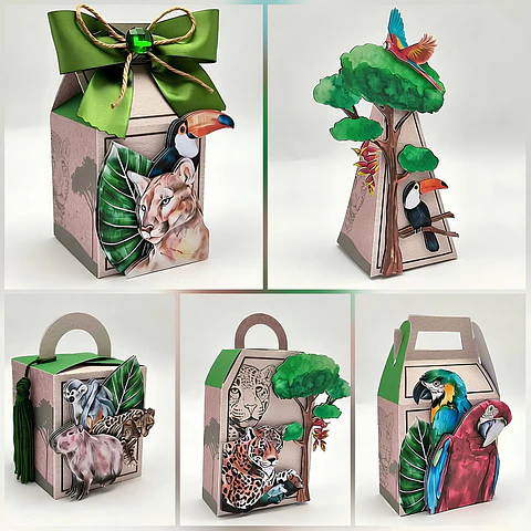 Kit Festa - Animais da Amazônia