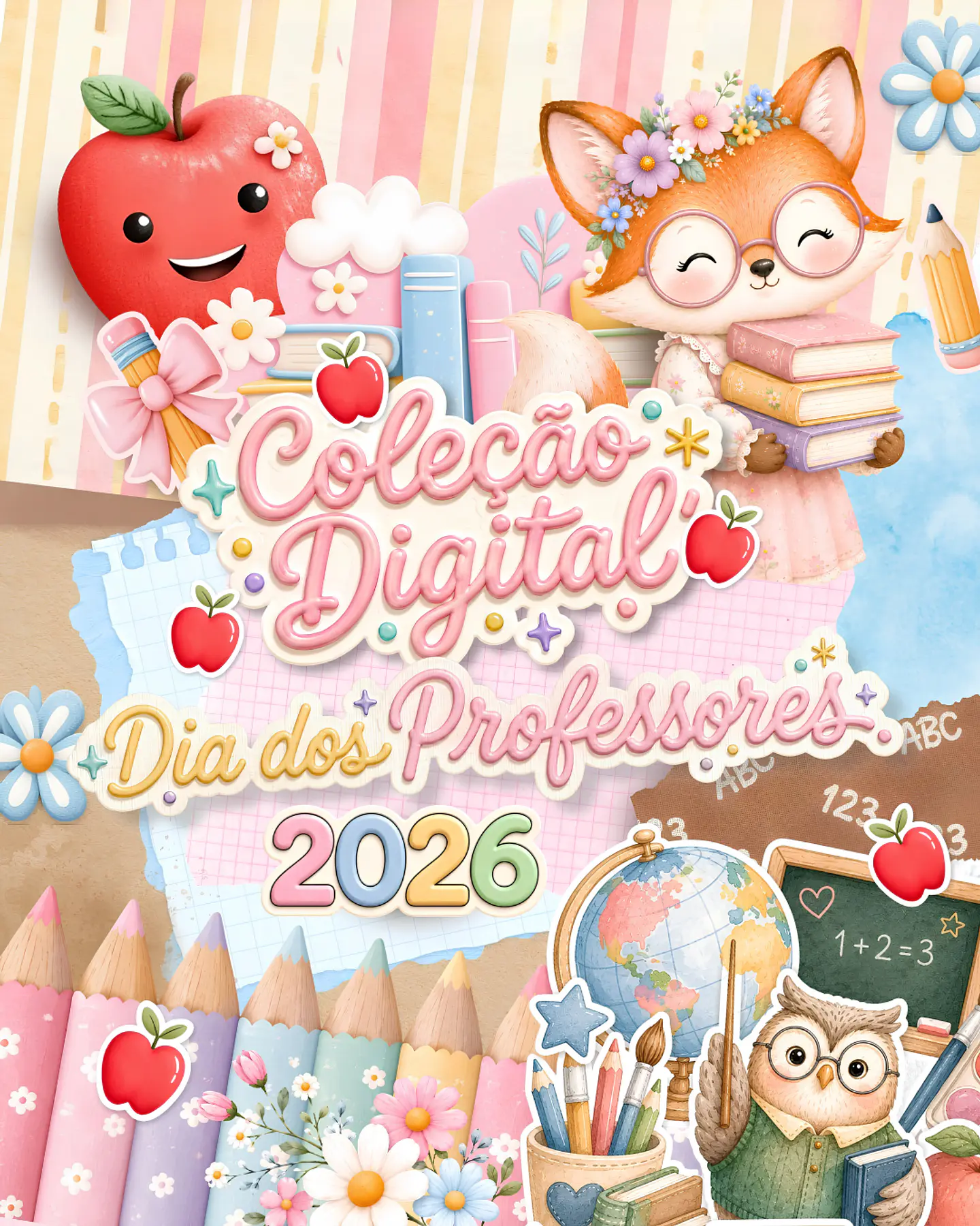 Coleção Dia dos Professores 2026 - Arquivo de Corte 1