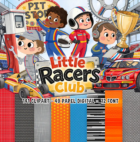 Little Racers Club - Kit Digital