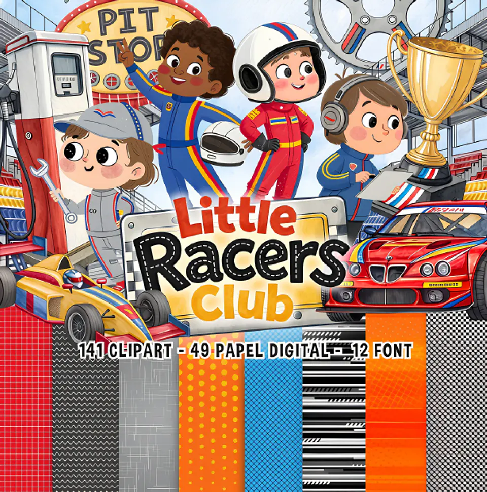 Little Racers Club - Kit Digital 1