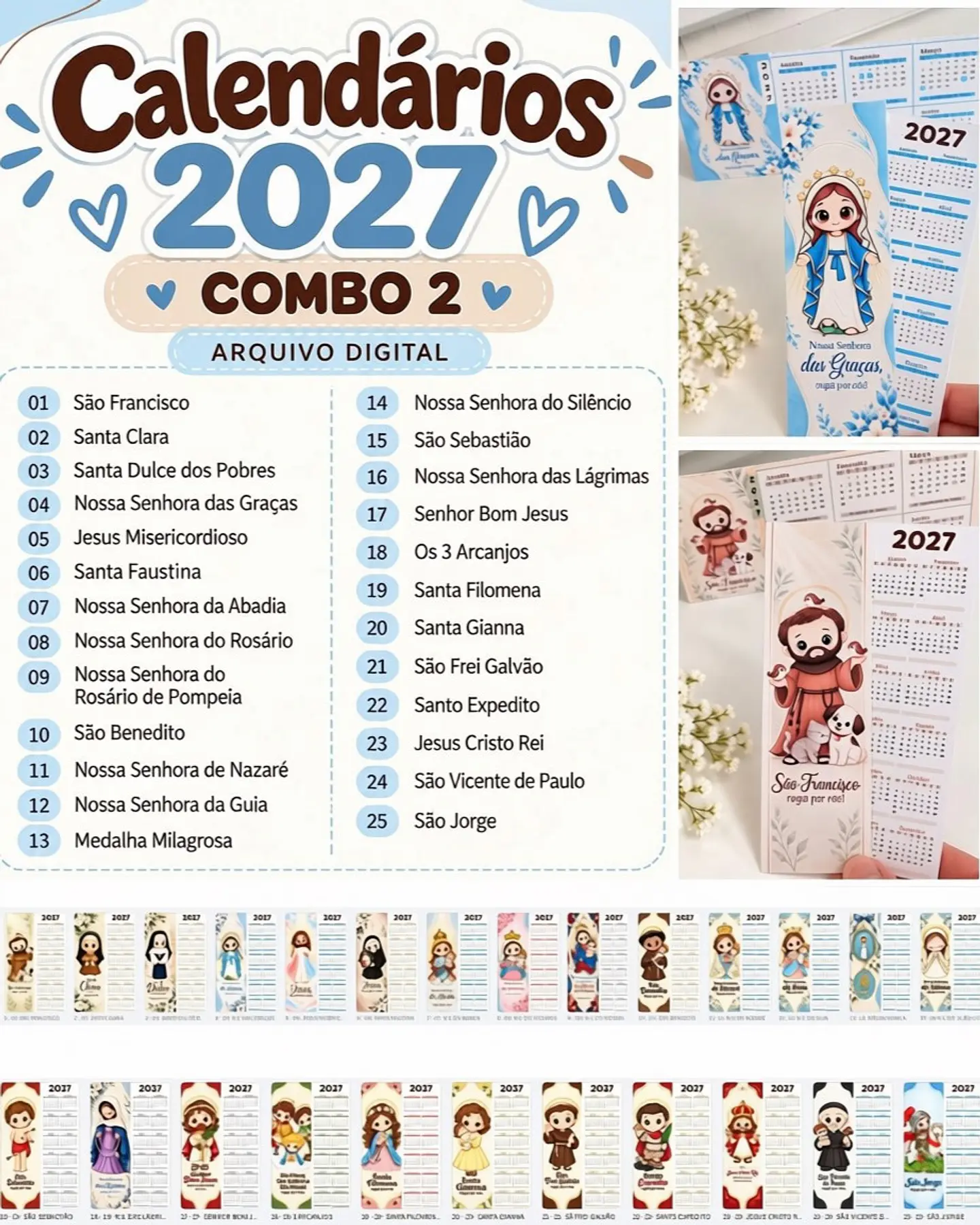 Calendários 2027 - Combo 2 1