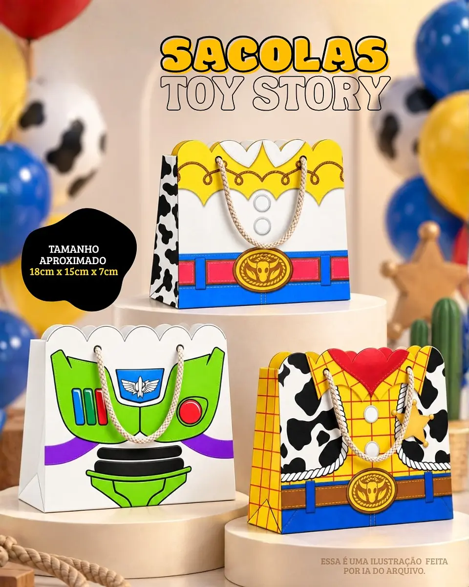 Sacolas - Toy Story 1