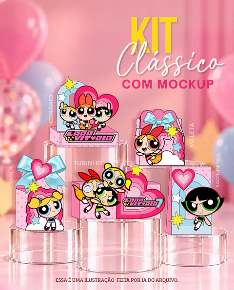 Kit Festa - As Meninas Superpoderosas