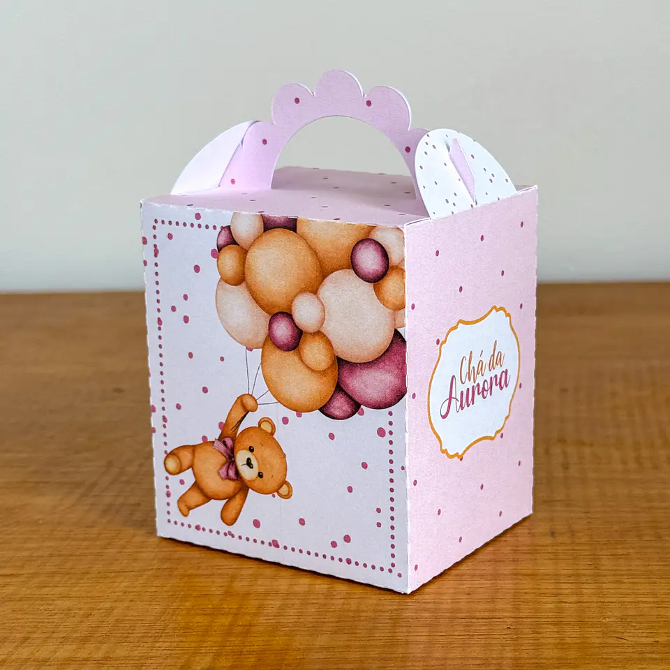 Kit Festa - Chá de Bebê Ursinha Rosa 5