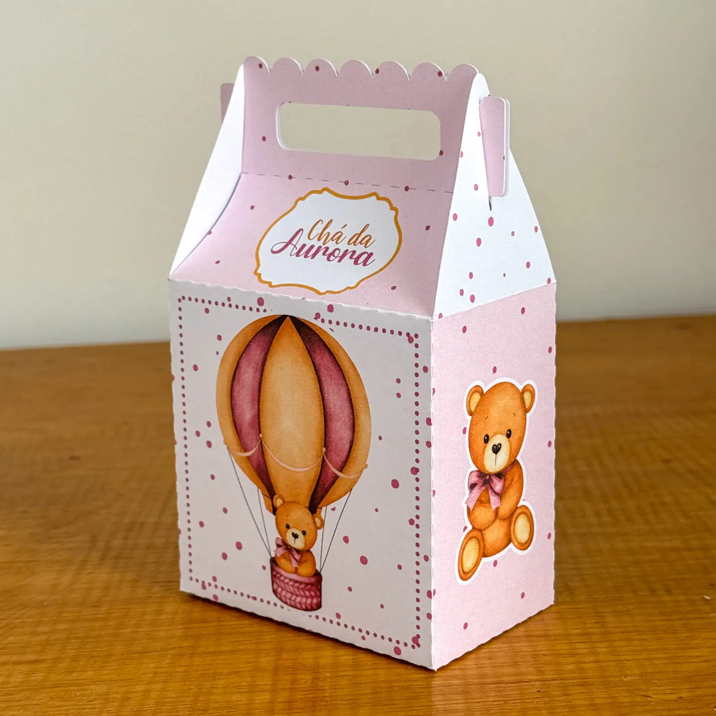 Kit Festa - Chá de Bebê Ursinha Rosa 8