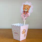 Kit Festa - Chá de Bebê Ursinha Rosa - Thumbnail 13