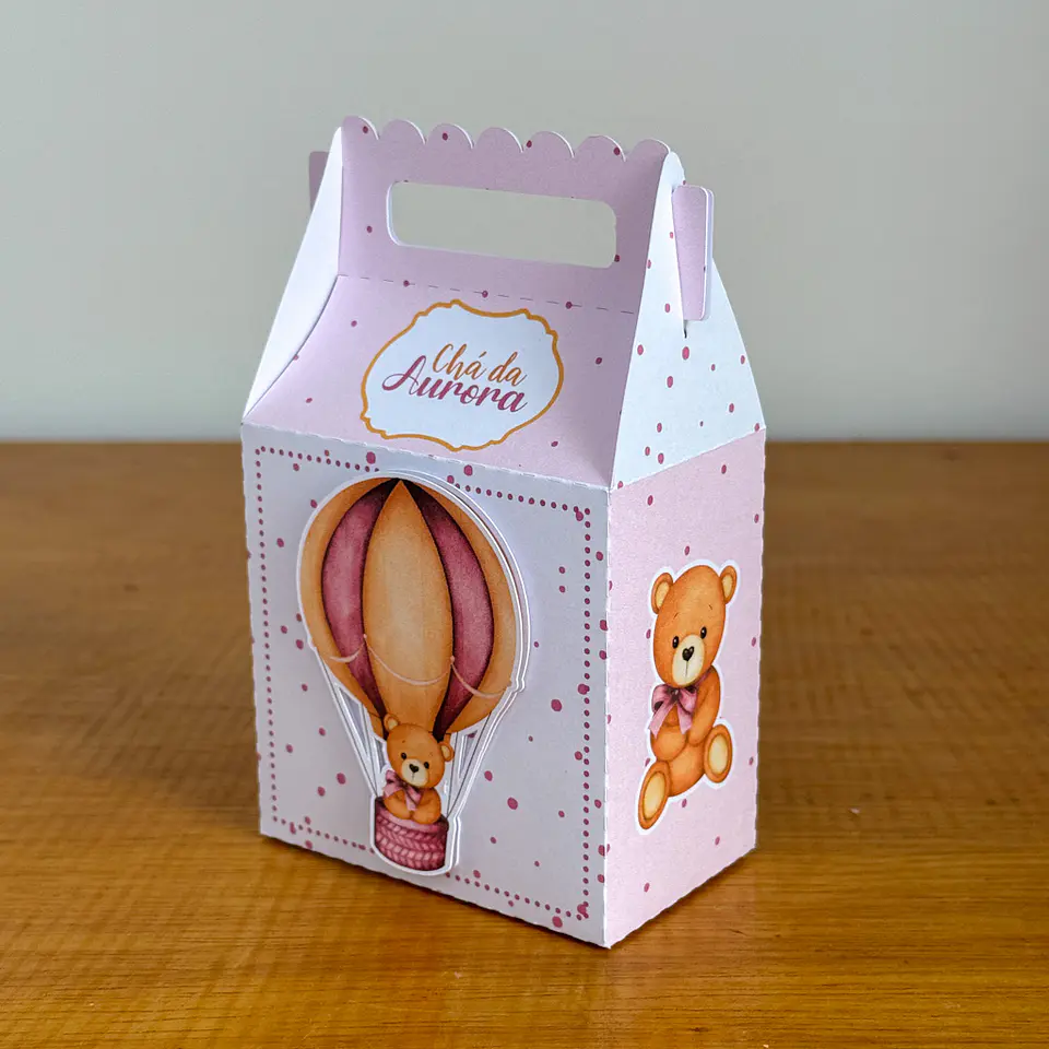 Kit Festa - Chá de Bebê Ursinha Rosa 16