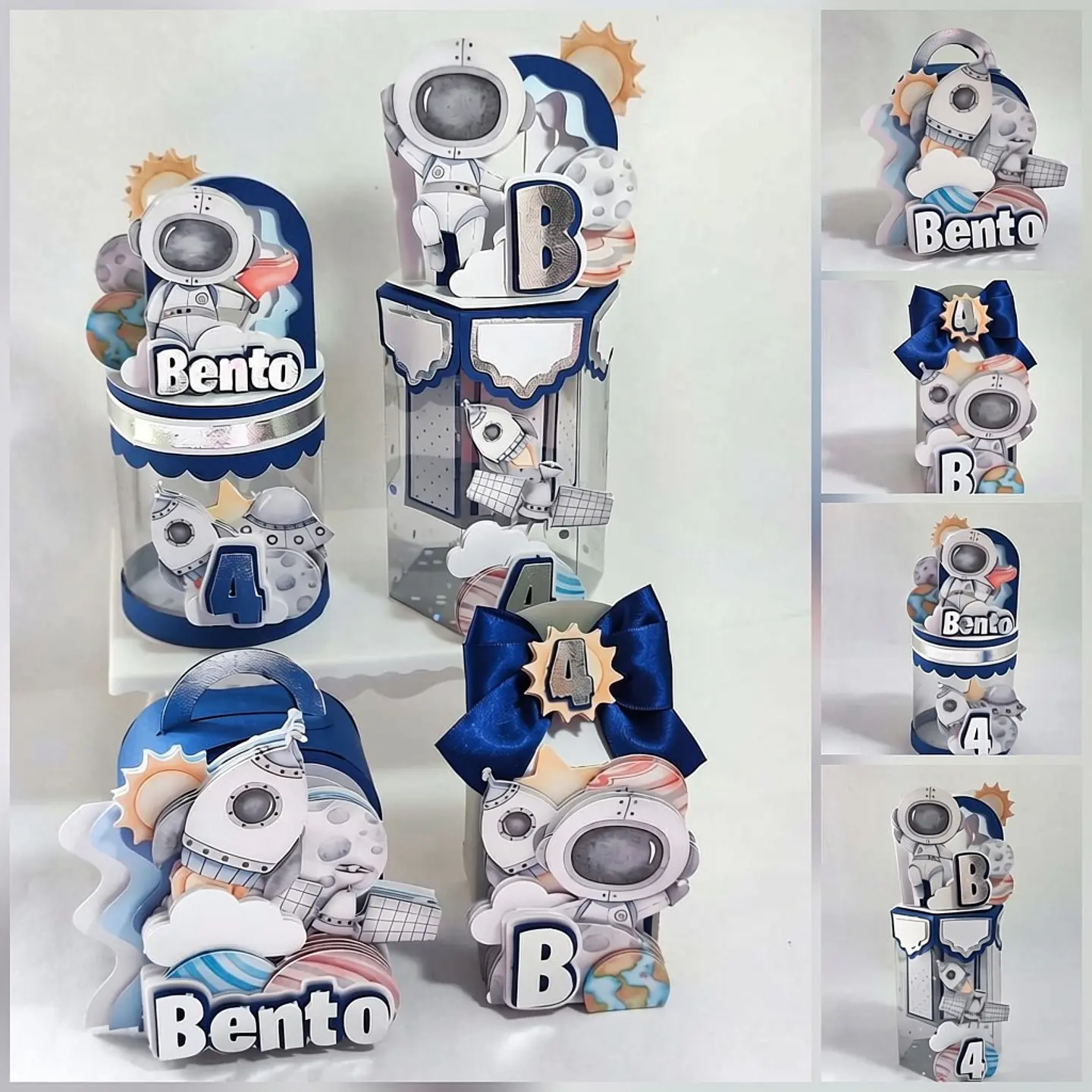 Kit Festa - Astronauta Azul e Cinza 1