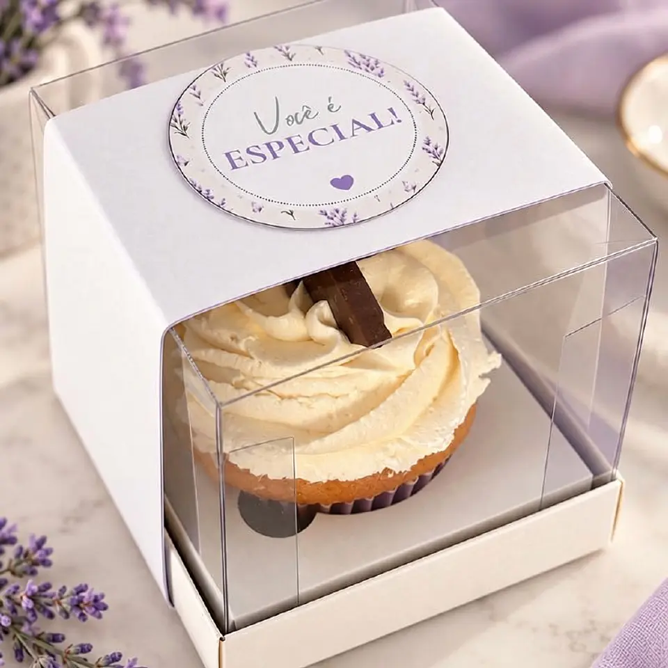 Kit Café da Manhã - Aniversário Feminino Lilás 2