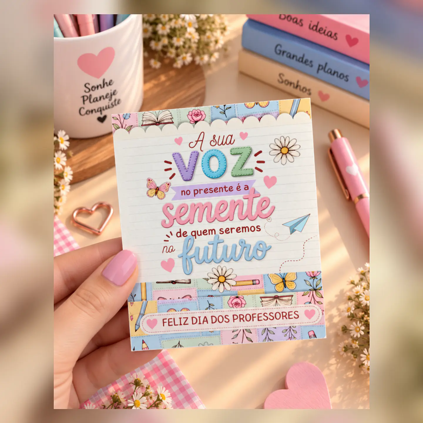 Porta Folhas Menininhas - Dia dos Professores 2026 8