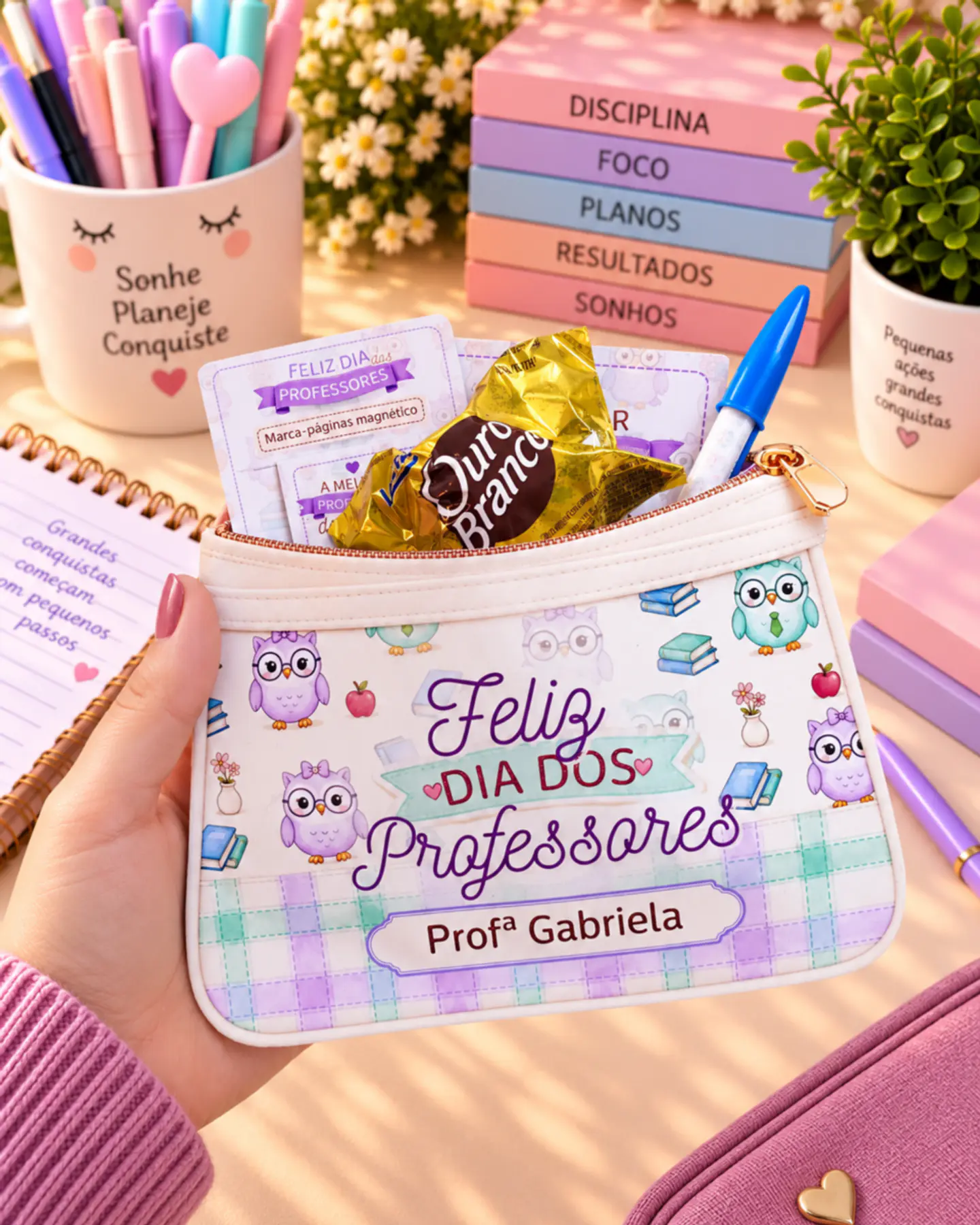 Estojo Envelope Corujinhas - Dia dos Professores 2026 5