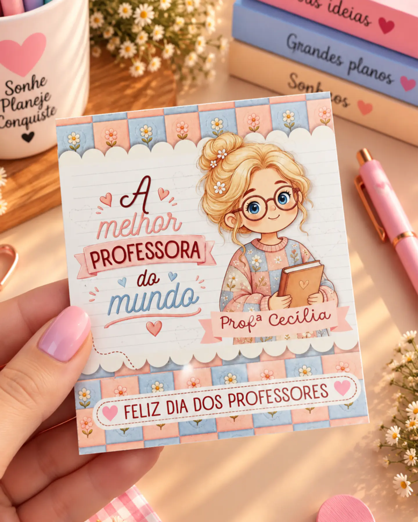 Porta Folhas Menininhas - Dia dos Professores 2026 5