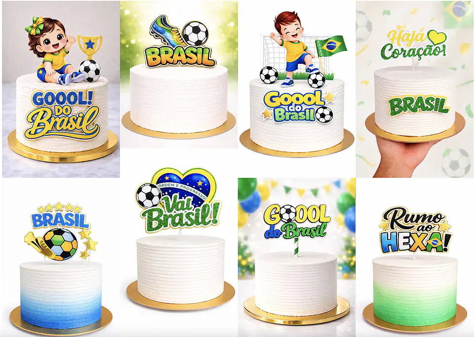 Topo de Bolo - Copa do Mundo 1
