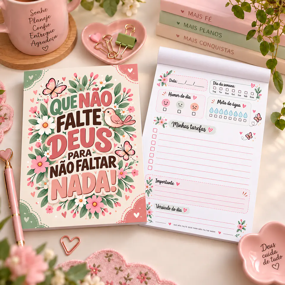 Coleção Que Não Falte Deus - Encadernação 4