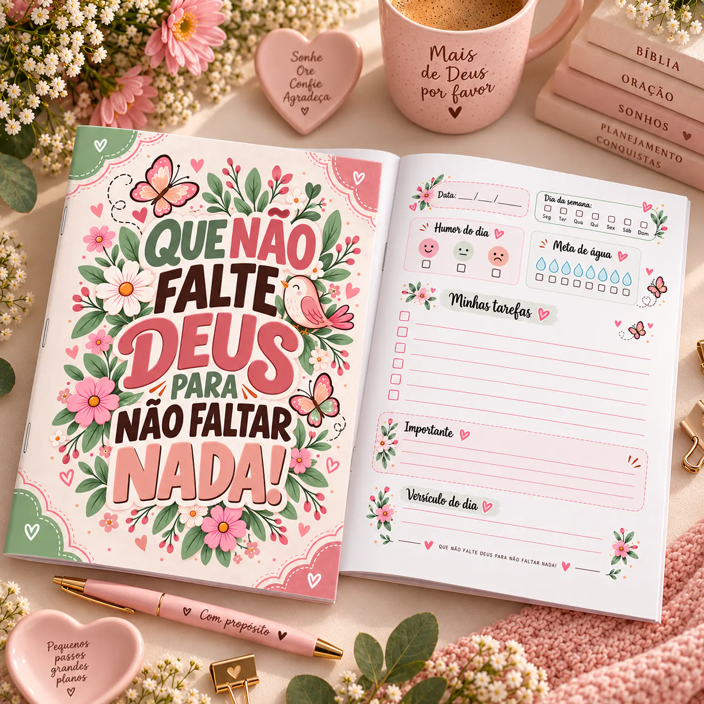 Coleção Que Não Falte Deus - Encadernação 9