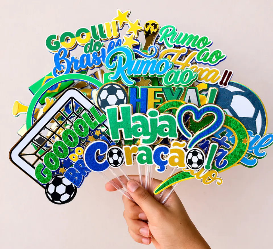 Topo de Bolo - Copa do Mundo 1