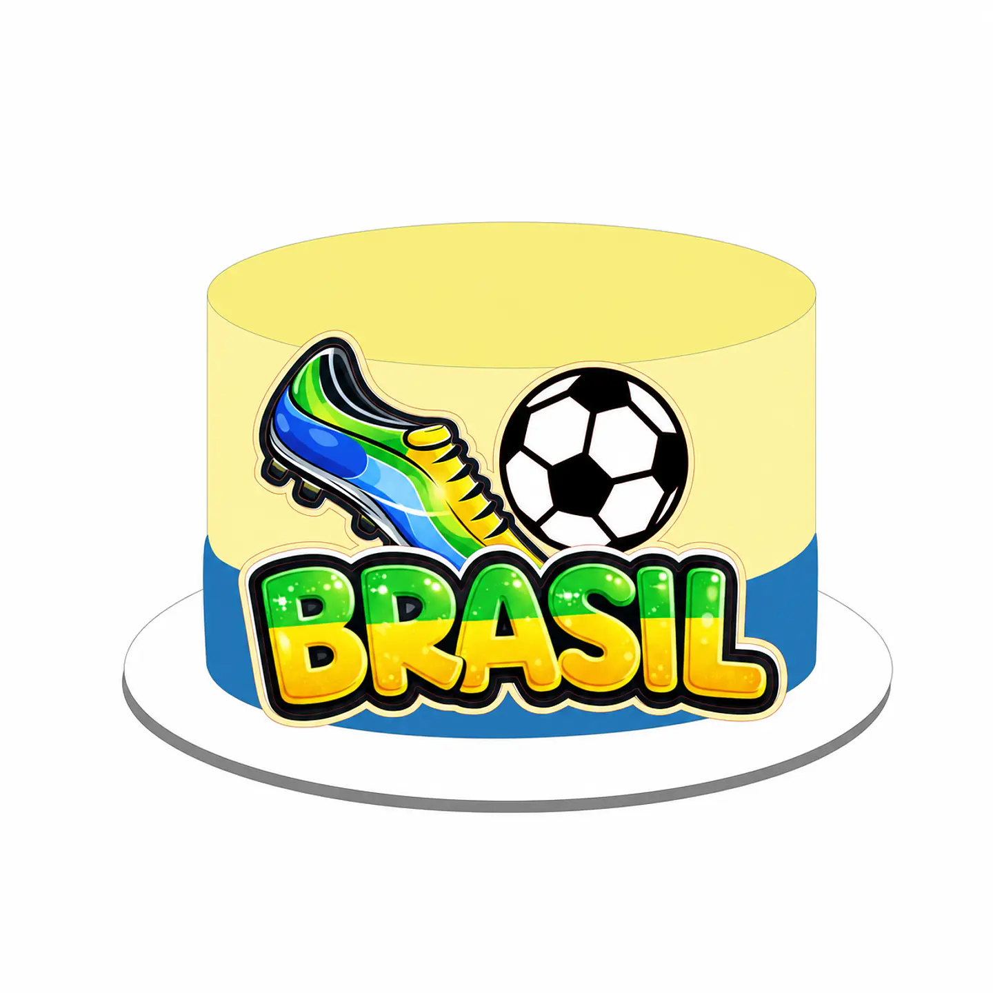 Topo de Bolo - Brasil 1