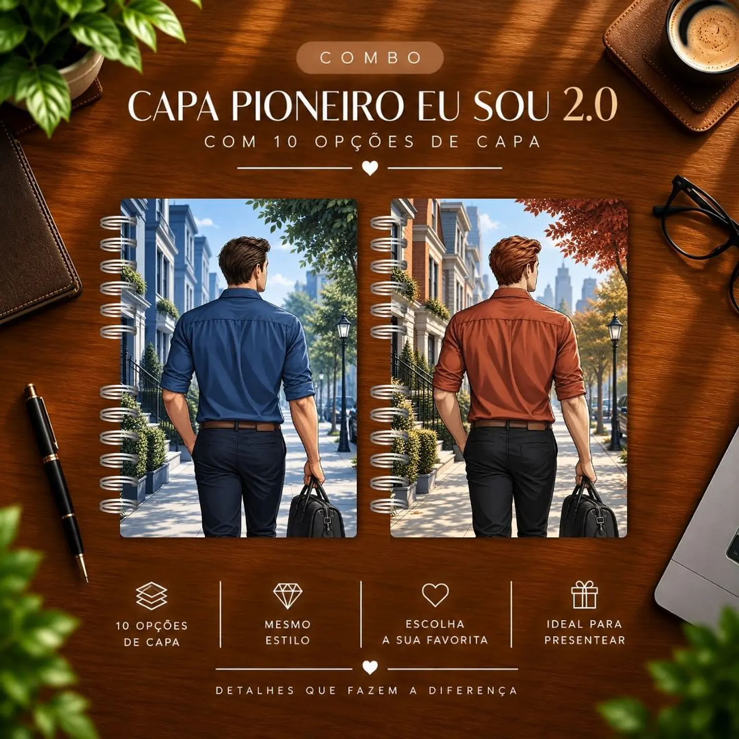 Capas Masculinas - Coleção Pioneiro Eu sou 2.0 1