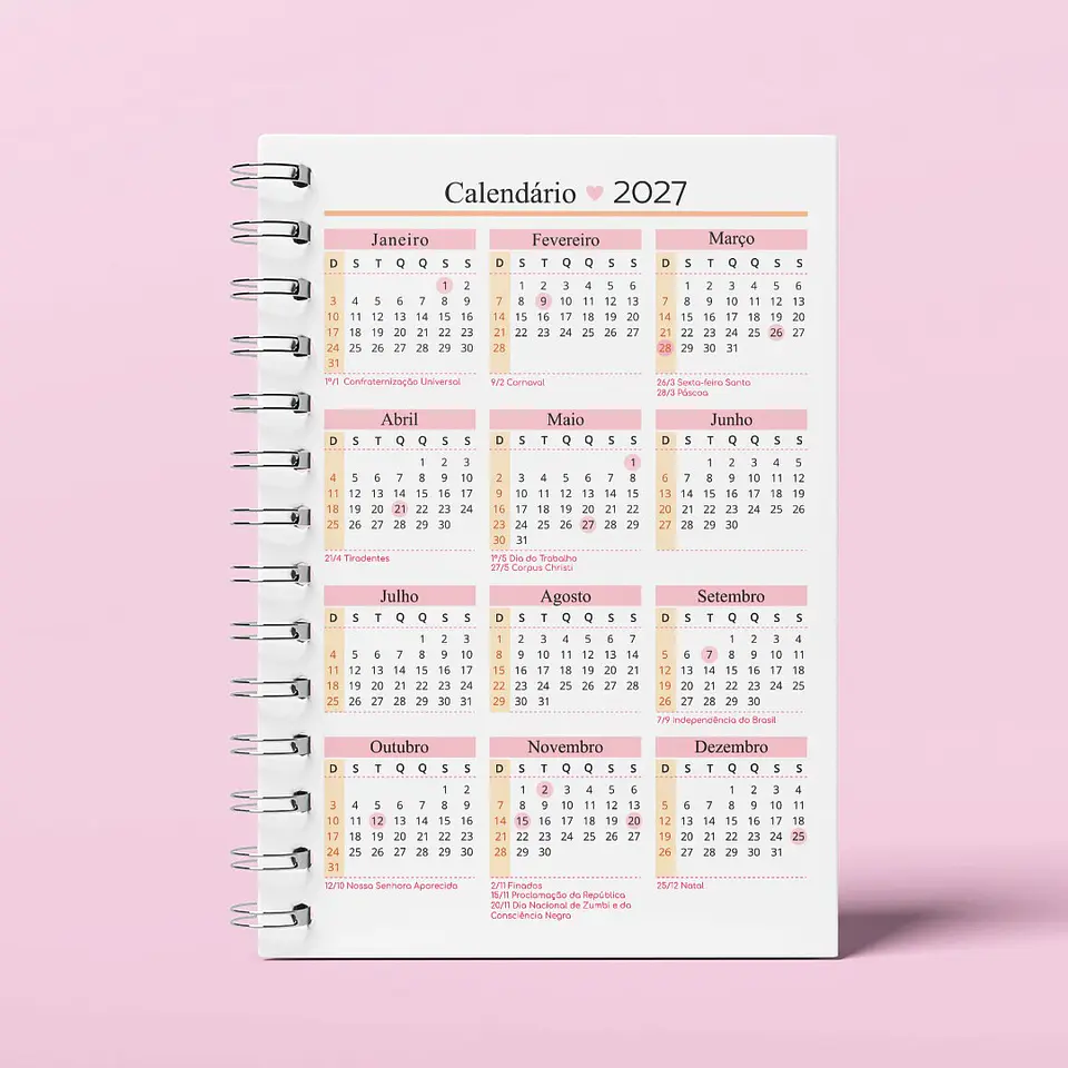Calendário para Atualização de Agenda 2027-2028 - A5 1
