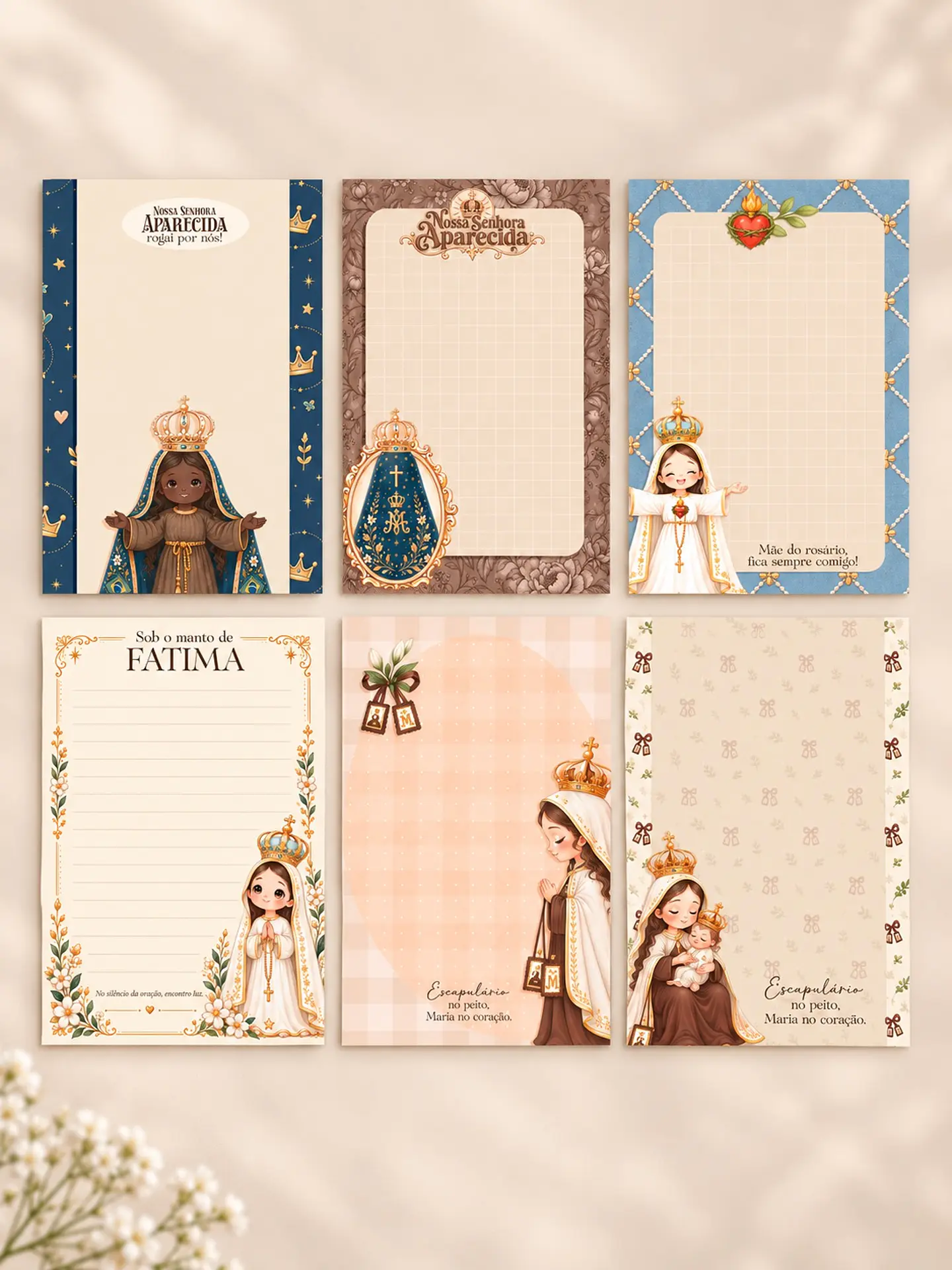 Santos - Papéis de Carta + Envelopes 1