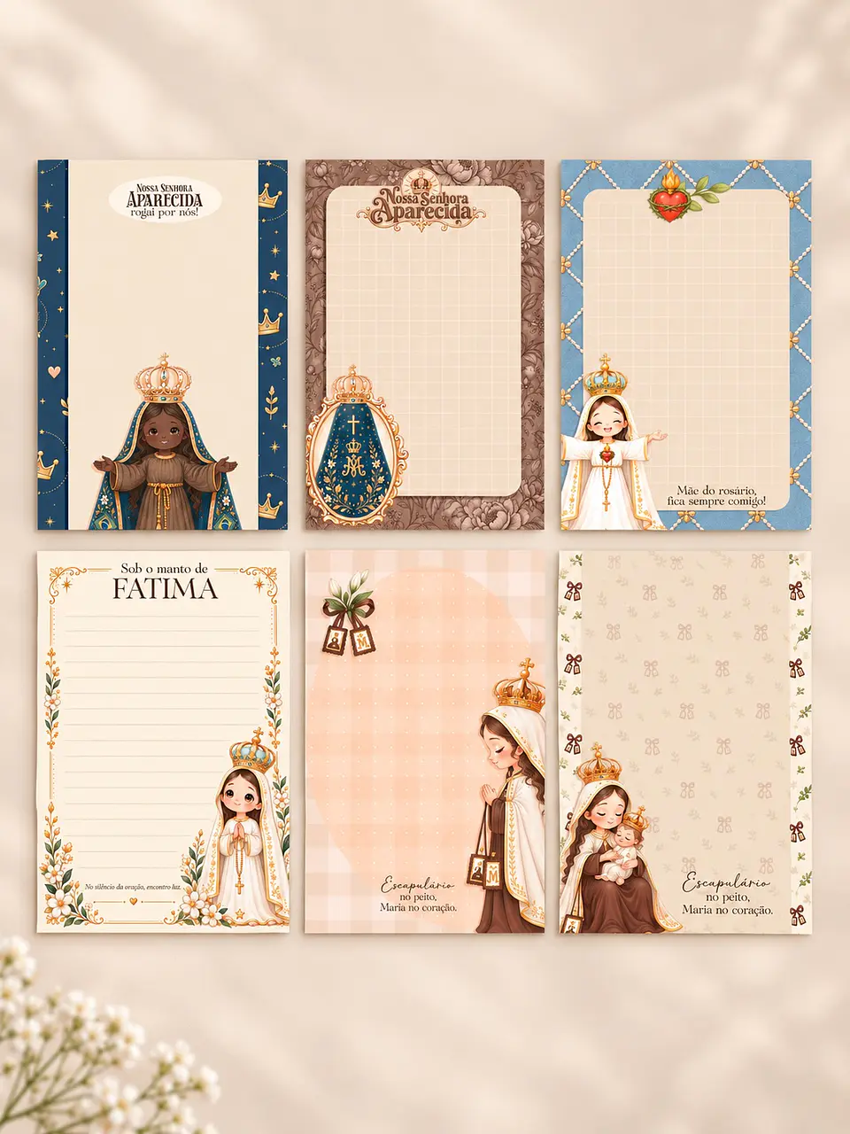Santos - Papéis de Carta + Envelopes 1