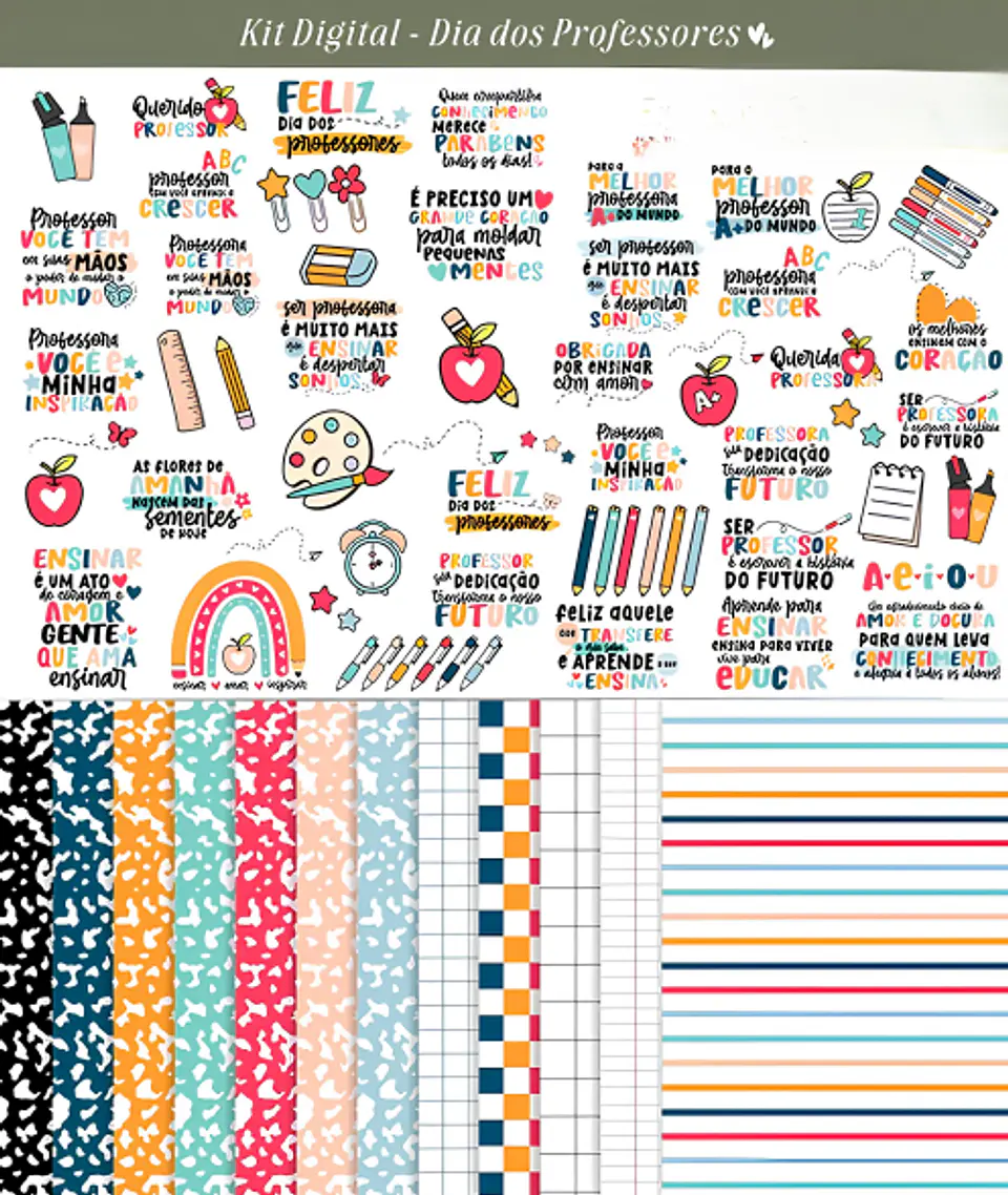 Dia dos Professores 2026 - Kit Digital 1
