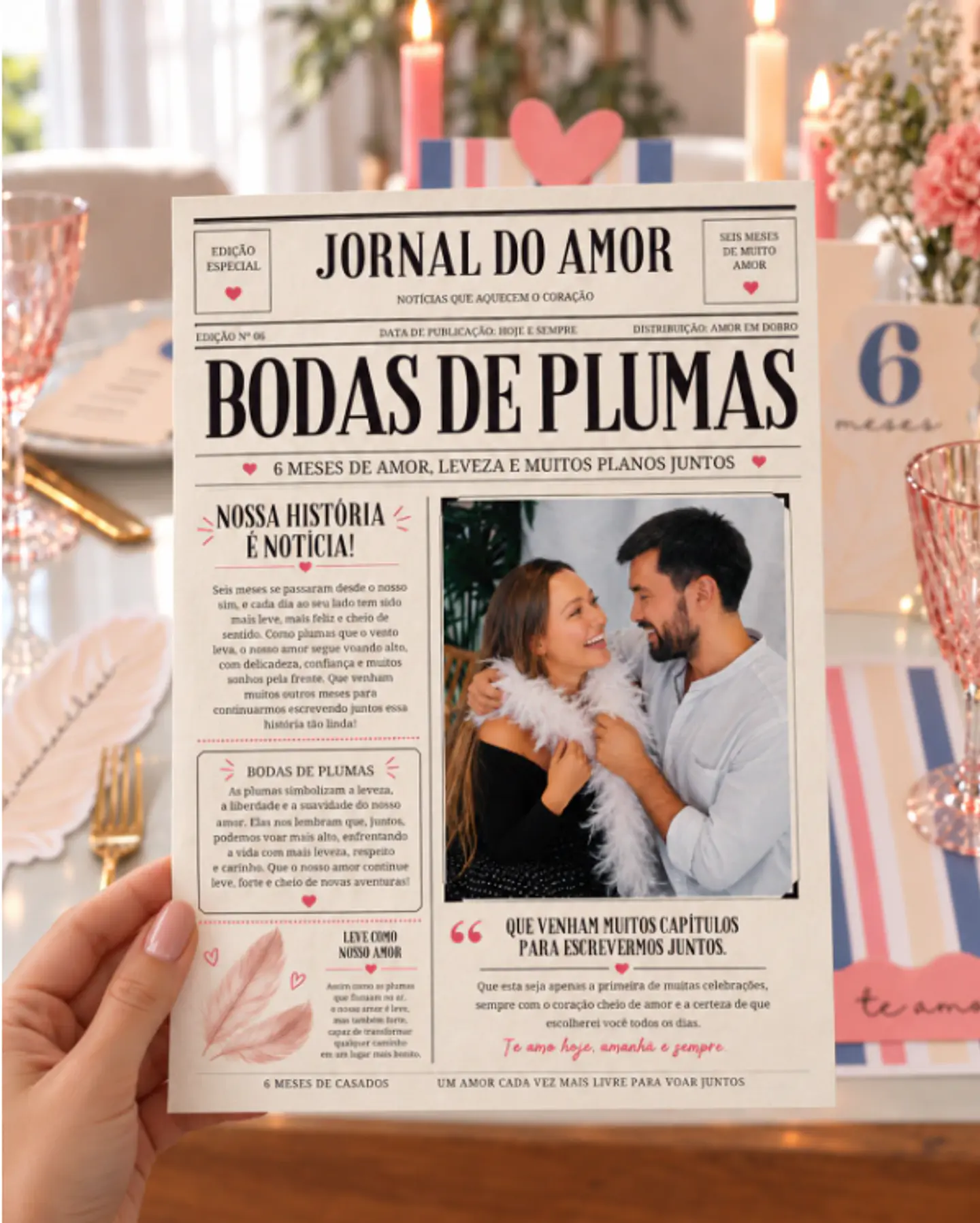 Bodas de Plumas (6 Meses) - Arquivo de Corte 5