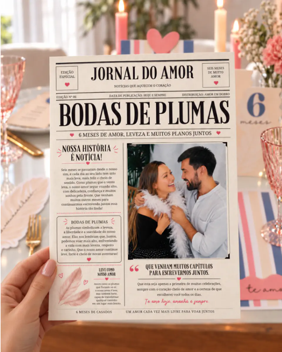 Bodas de Plumas (6 Meses) - Arquivo de Corte 5
