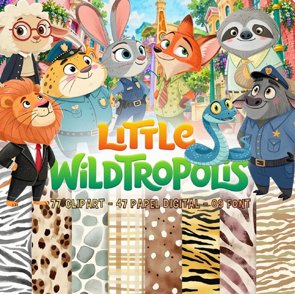Zootopia - Kits Digitais 1