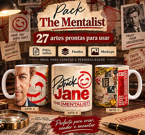 Pack The Mentalist - Canecas