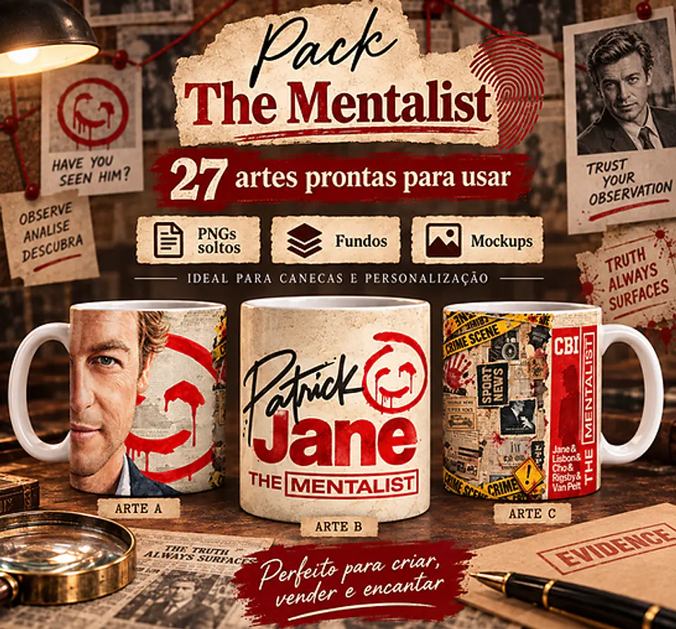 Pack The Mentalist - Canecas 1
